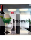 Автоматична отварачка за вино, работеща с батерии, черна